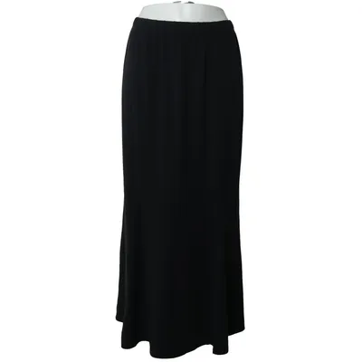 Maxi skirt (Black) from Meine GröBe Cotton, Elastane, Polyester