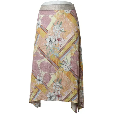 Jupe longue (Jaune, Violet, Multicolore) de Claire Woman Viscose