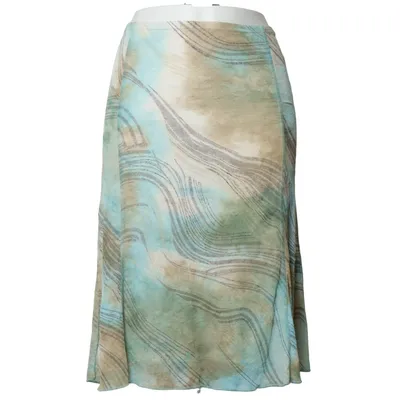 Wrap skirt (Blue, Brown, Multicolored) from Elements by Taifun Polyamide, Polyester