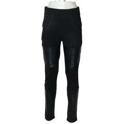 Pants (Black) from Killstar Elastane, Polyamide, Viscose