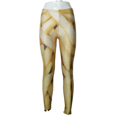 Leggings (Geel, Bruin) van Mr Gugu & Miss Go Elastaan, Polyamide