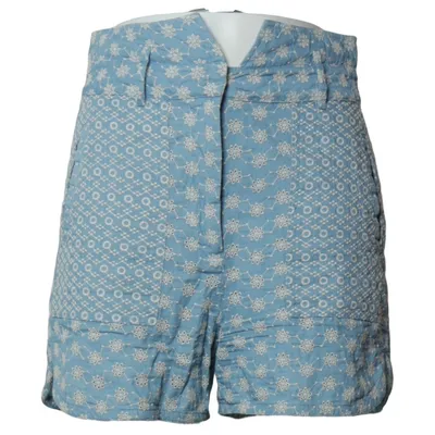 Shorts (Blau, Weiß) von Zara Baumwolle