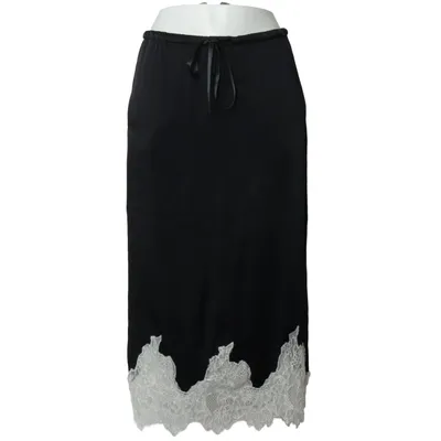 Rok (Zwart, Wit) van Zara Woman Studio Acetaat, Viscose