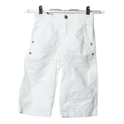 Cargo pants (White) from Vertbaudet Cotton