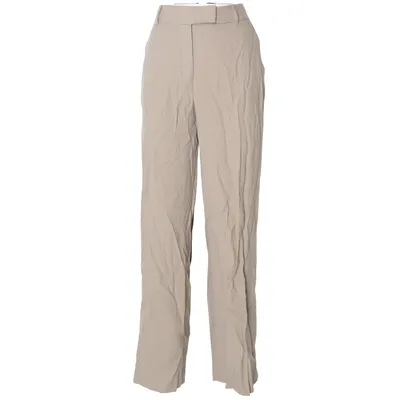 Kostuumbroek (Beige) van Mango Katoen, Polyester, Viscose