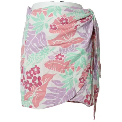 Slå om-nederdel (Pink, Grøn, Lilla) fra Bamboo Blonde Linned