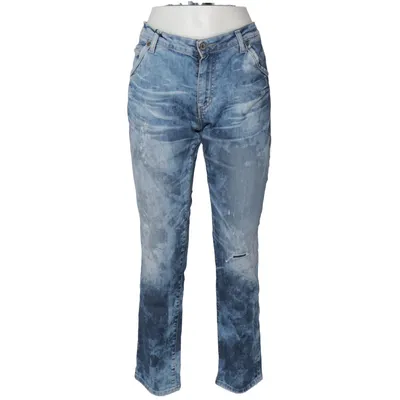 Spijkerbroek (Blauw) van Please Katoen, Elastaan