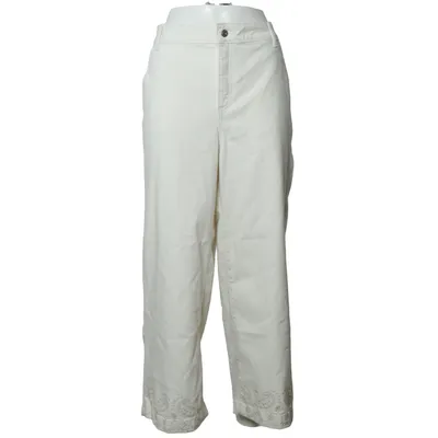 Driekwart broek (Wide Leg Crop) van Style & Co Katoen, Elastaan, Polyester, Viscose