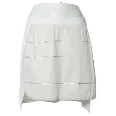 Kjol (Vit, Beige) från 8pm Polyester, Polyuretan, Viskos