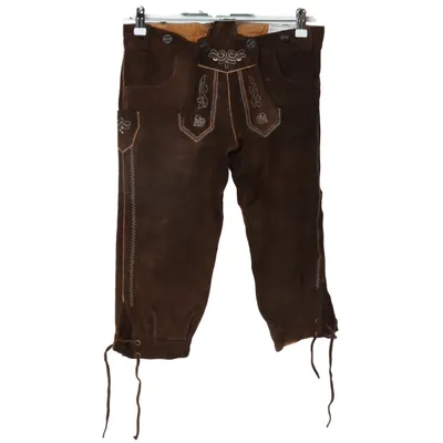 Lederhosen (Bruin) van German Wear Leer, Suède