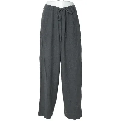 Palazzobyxor (Grå) från Oui Set Elastan, Polyester, Viskos, Ull