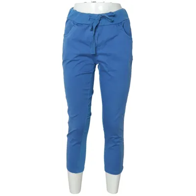 Pants (Blue) from Made in italy Cotton, Elastane