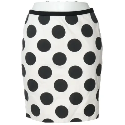 Nederdel (Hvid, Sort) fra Marc Cain Elastan, Polyamid, Polyester, Viscose