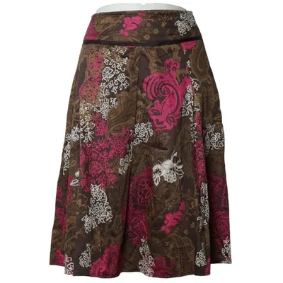 Rok (Bruin, Roze, Wit) van Selection by s.Oliver Acetaat, Katoen