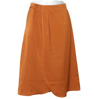 Wrap skirt (Brown) from Reken Maar Elastane, Polyester