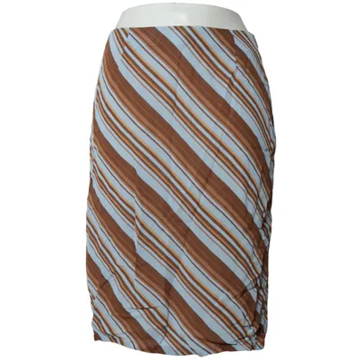 Jupe (Bleu, Marron, Multicolore) de Chaloc Polyester, Viscose
