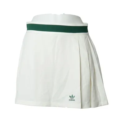 Sports skirt (White, Green) from Adidas Originals Cotton, Recycled polyester