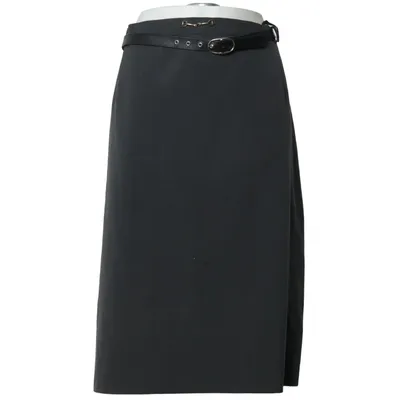 Skirt (Gray) from Charmant Polyester, Wool