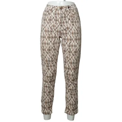 Pantalon (Beige, Marron) de Norah Coton, Élasthane