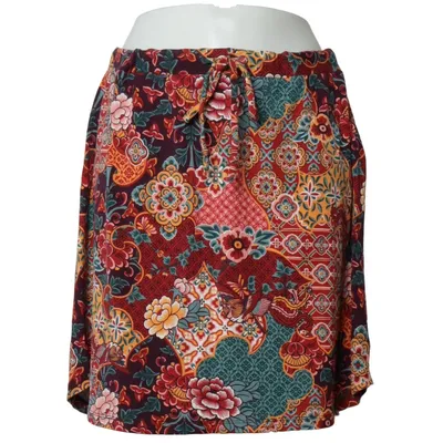 Skirt (Red, Purple, Yellow, Multicolored) from Sherpa Elastane, Modal, Organic cotton