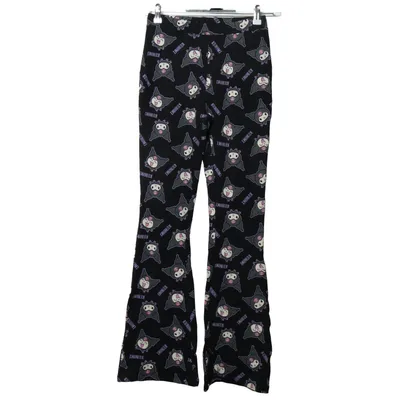 Leggings (Zwart, Lila) van Sanrio Katoen, Elastaan