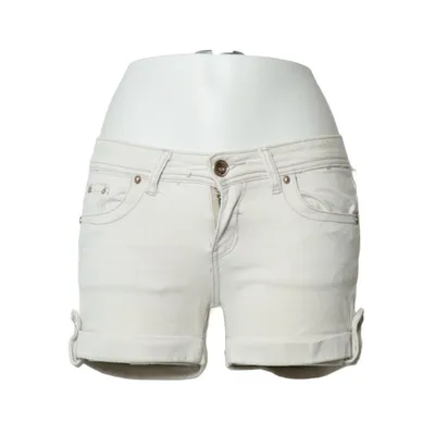 Jeansshorts (Vit) från Monday Denim Bomull, Elastan