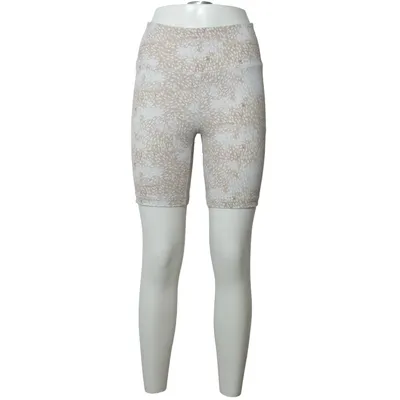 Kompressionsshorts (Beige, Weiß) von L'urv Elasthan, Polyester