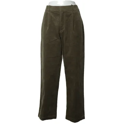 Corduroy broek (Groen) van Uniqlo Katoen, Polyester