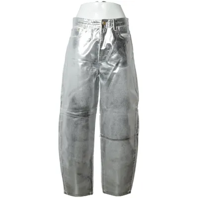 Jeans (Silverfärgad) från Ganni Ekologisk bomull