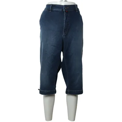 Three-quarter pants (Blue) from Walbusch Cotton, Elastane, Leather, Lyocell, Polyester, Viscose
