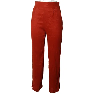Palazzo pants (Red) from Sita Murt Polyester, Viscose