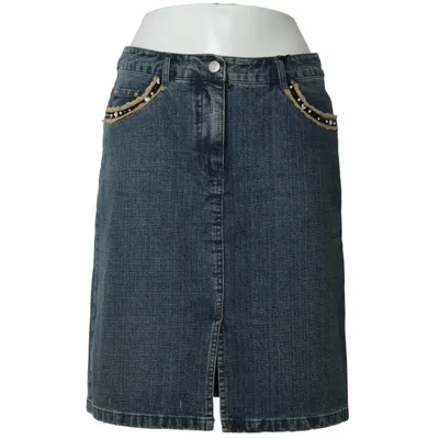 Jupe en jean (Bleu) de Yoors Coton, Élasthane, Polyester