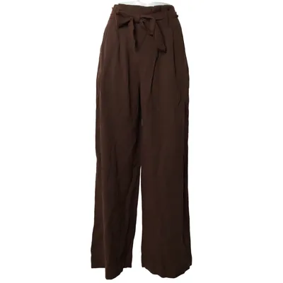 Palazzobyxor (Brun) från Zara Modal, Polyester