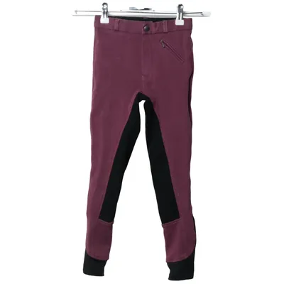 Ridebukser (Lilla, Sort) fra Covalliero Bomuld, Elastan, Polyester, Polyurethan
