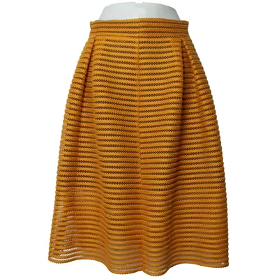 Nederdel (Gul) fra Mrs. Foxworthy Polyester