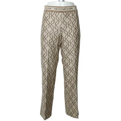 Pantalon (Beige, Marron) de Cambio Élasthane, Polyamide, Polyester, Viscose