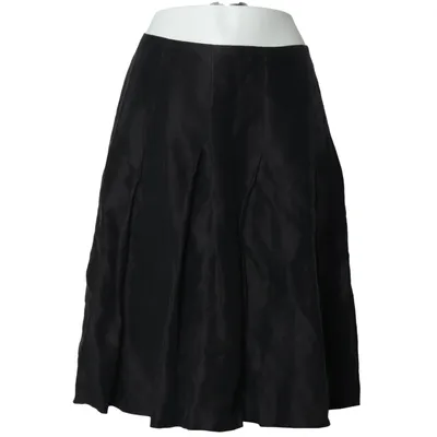 Skirt (Black) from Gianfranco Ferré Linen, Silk