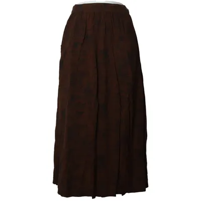 Maxi skirt (Brown) from Disturbia Viscose