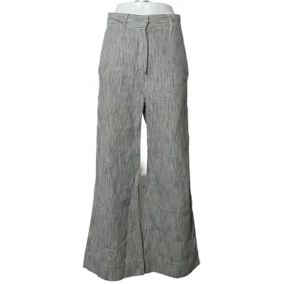 Palazzo broek (Blauw, Wit) van Weekend MaxMara Katoen