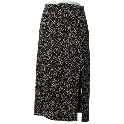 Maxi skirt (Black, Beige) from Kauf Dich Glücklich Viscose