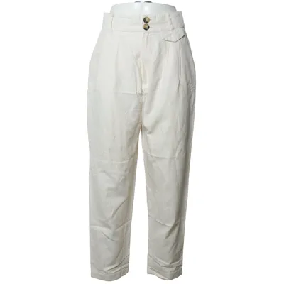 Chino (Beige) von Mango Baumwolle, Leinen, Polyester