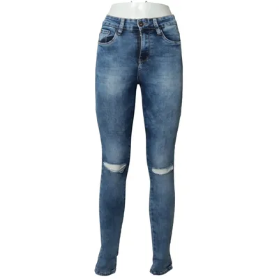 Jeans (Blå) fra Miss RJ Bomuld, Elastan, Polyester