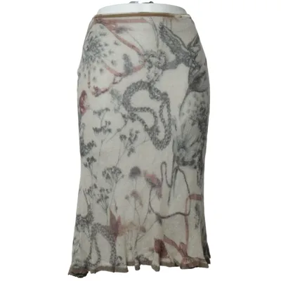 Nederdel (Beige, Flerfarvet) fra Marc Cain Bomuld, Mohair, Polyamid
