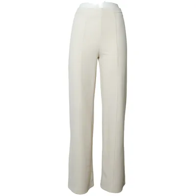 Pantalon patte d'éléphant (Blanc) de Rinascimento