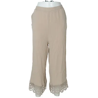 Trekvart bukser (Beige) fra Janina Viscose