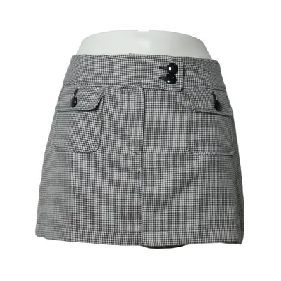 Skirt (Black, White) from Pure Originals Polyester, Viscose