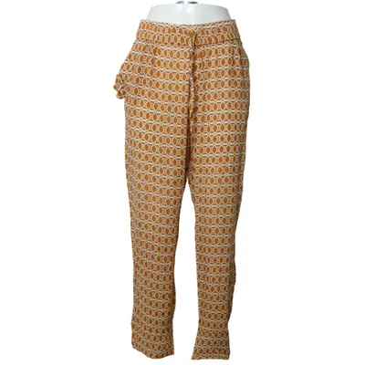 Pants (Yellow, White, Purple) from Mango Polyester, Viscose