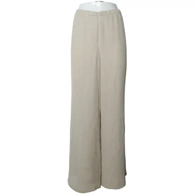 Pantalon patte d'éléphant (Beige) de Lady M