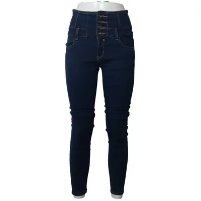 Jeans (Blau) von Girl Vivi Baumwolle, Elasthan, Polyester