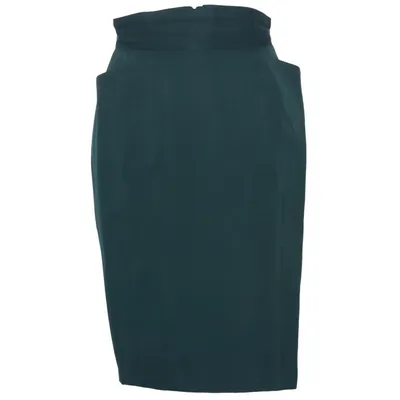 Kjol (Grön) från Vertigo Polyester, Ull